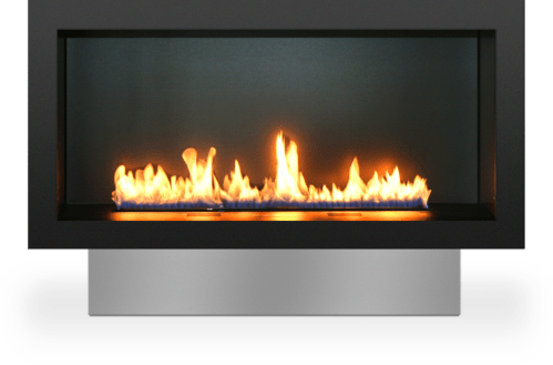 Chimenea de bioetanol - PRIME FIRE - Planika - contemporánea / adosada / de  esquina