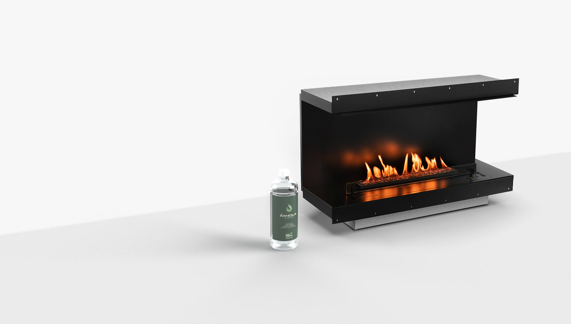 Chimenea de bioetanol - EBIOS-FIRE THE CITY - Spartherm - The Fire Company  - contemporánea / hogar abierto / encastrable